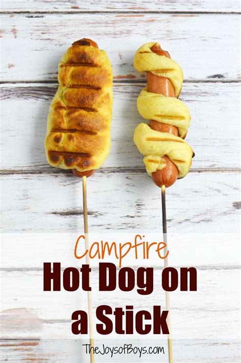 Hot Dog on a Stick: Camping Recipe Kids Will Love