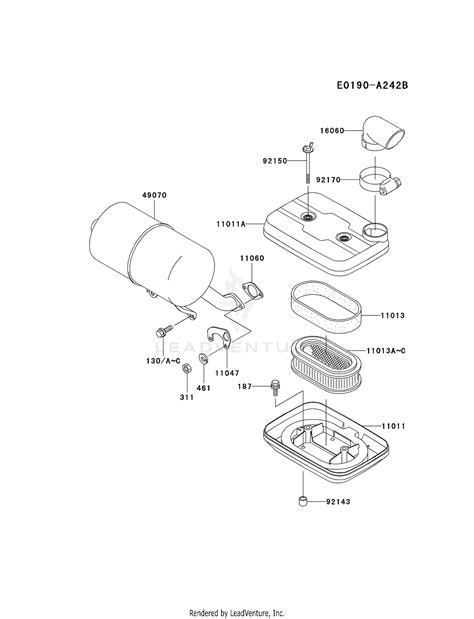 Kawasaki Fd440v Fd501v Fd501d Fd590v Fd 611v 4 Storke Liquid Cooled V Twin Gasoline Engine Workshop Service Repair Manual