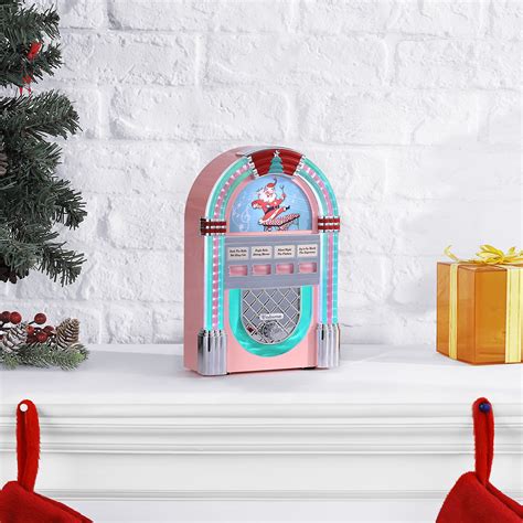 9 In Retro Jukebox Pink Mr Christmas