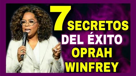 Los 7 Secretos Del Éxito De Oprah Winfrey Youtube