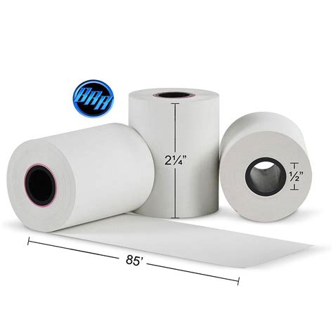 2 1 4 X 50 FT 50 Rolls Credit Card Thermal Paper Rolls 2 1 4 X 50