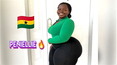 PENIELLIE Jaw Dropping Thicc N Curvy Ghanaian Plus Size Model Wiki