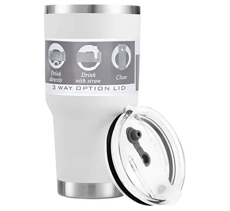 Mug Vaso T Rmico Grande Ml Acero Inox Doble Pared Con Tapa Mantiene