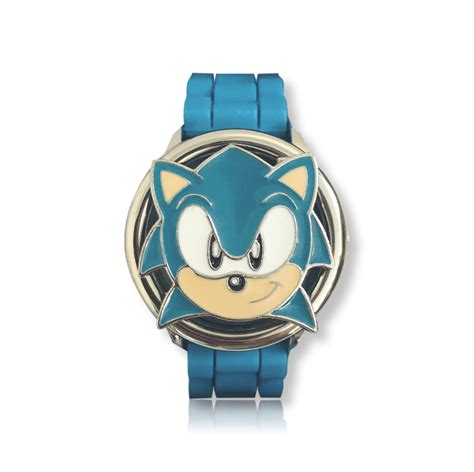 Sega Sonic The Hedgehog Digital Watch For Boys Kids Spinner Lcd Watches