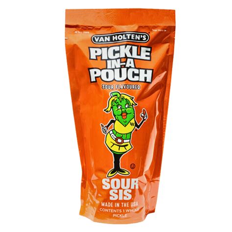 Buy Van Holten S Sour Sis Pickle USA 12x306g Individually Wrapped