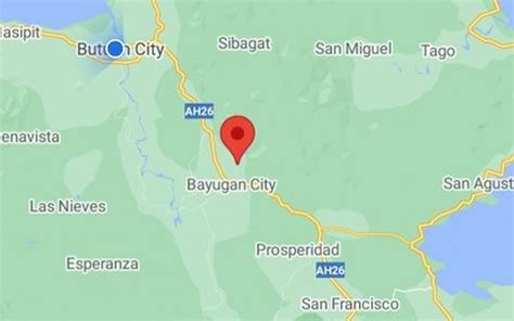 Google map of Bayugan City, Agusan del Sur (Photo from PNA) - PTV News