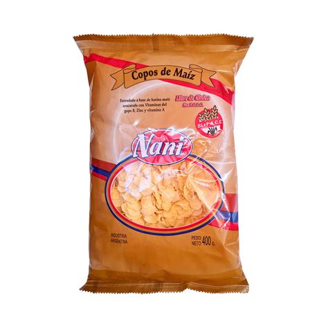 Copos De Maíz Natural Nani 400 Gr Disco