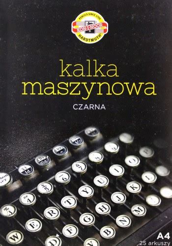 Koh I Noor Kalka Kopiowa Maszynowa A Koh I Noor Czarna Arkuszy