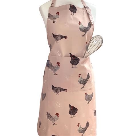 Apron With Pocket With Chicken Design Chicken Cooks Apron Etsy