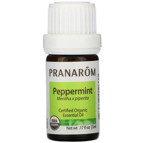 Pranarom Essential Oil Peppermint 17 Fl Oz 5 Ml