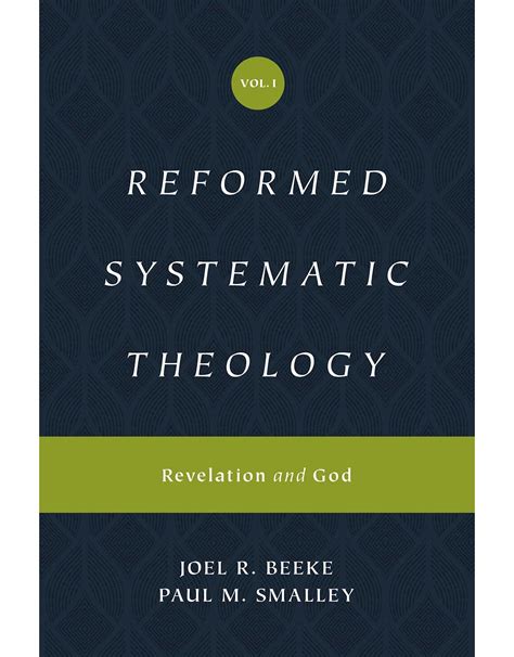 Reformed Systematic Theology Vol 1 Grace Books