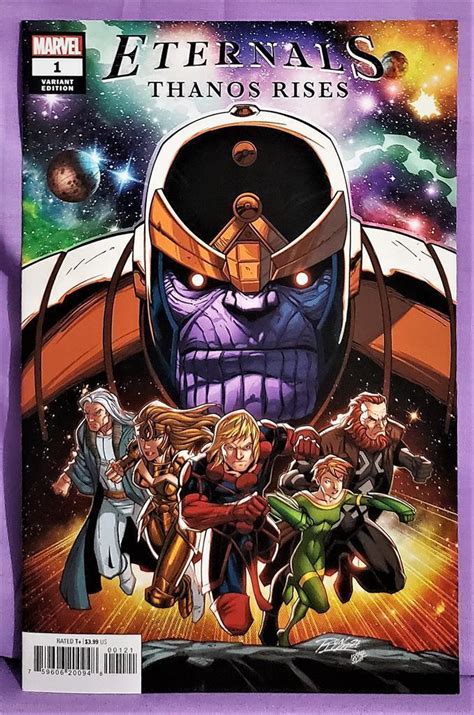 Lot Of Eternals Thanos Rises Variant Cover Iban Coello Marvel