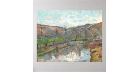 Brittany Landscape - Paul Gauguin Fine Art Poster | Zazzle