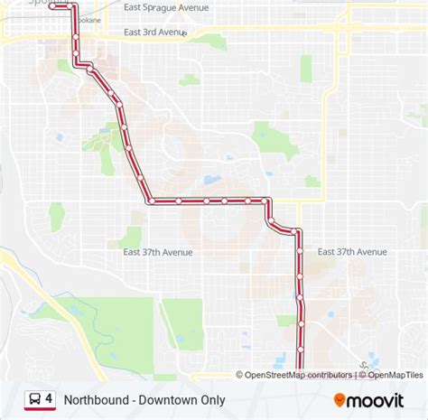 Ruta Horarios Paradas Y Mapas Northbound Downtown Only