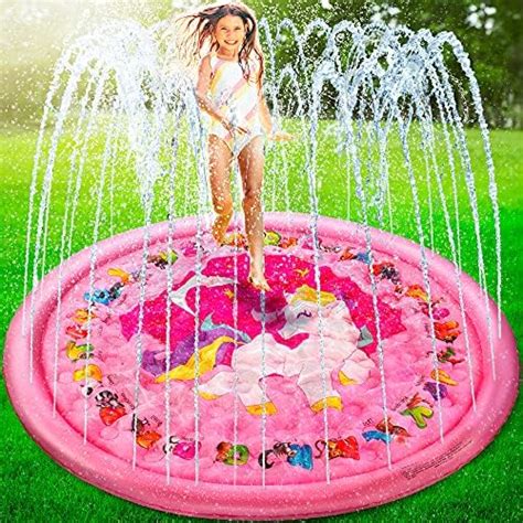 Ricoco Splash Pad for Kids - Inflatable Splash Pad for Toddlers - Baby ...