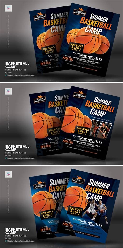 Basketball Camp Flyer Templates | Basketball camp, Flyer template, Flyer