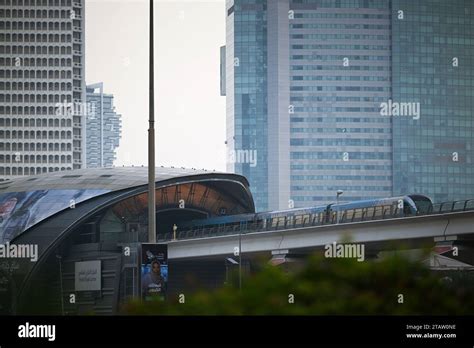 Dubai metro station world trade center hi-res stock photography and ...