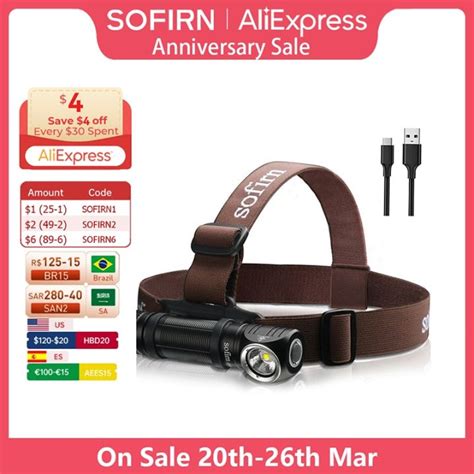 Sofirn Hs Sst Led Headlamp Lm Usb C Rechargeable