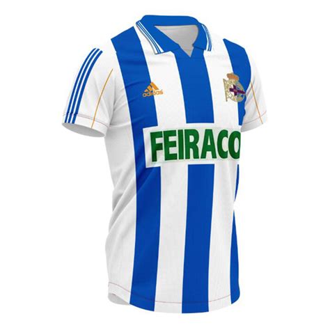 Camiseta Deportivo De La Coruna Primera Vintage