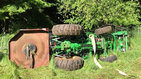 Tractor Fail Roll Over Recovery Youtube