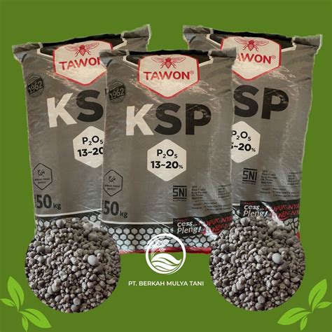 Jual Pupuk Phospat Tinggi KSP Cap Tawon Penyubur Akar 1 Kg Repack