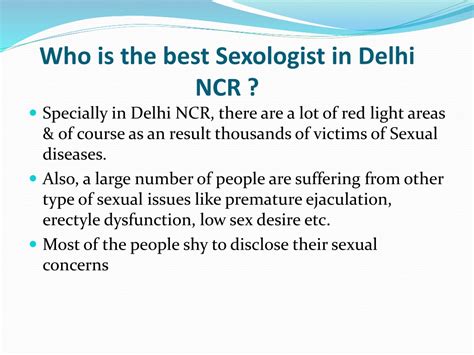 Ppt How To Choose The Best Sexologist In Delhi Among Fraud Ones Powerpoint Presentation