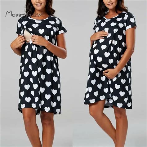 Pijama de maternidade camisola e robe para amamentação roupa para o