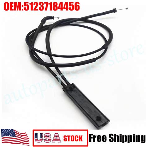 Engine Hood Release Cable Bowden Cable Wire For 2007 2014 BMW X5 E70