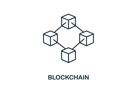 Blockchain Icon Graphic By Aimagenarium Creative Fabrica