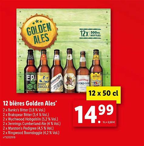 Promo Bi Res Golden Ales Chez Lidl Icatalogue Fr