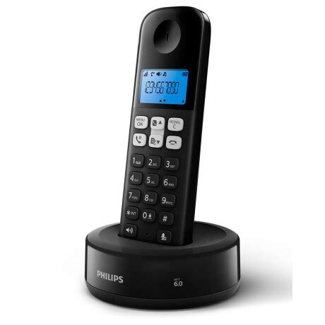 Teléfono inalámbrico Philips DECT 6 0 Negro Electroventas