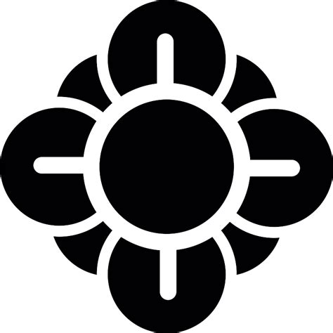 Flower Top View Vector SVG Icon - SVG Repo