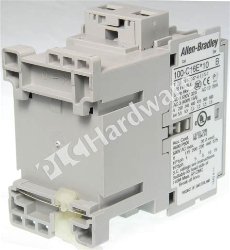 PLC Hardware Allen Bradley 100 C16EJ10 MCS C Contactor IEC 24V DC 16A