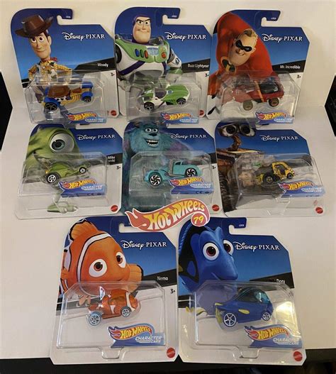 Buy Hot Wheels Disney Pixar Character Cars Wave Set Of