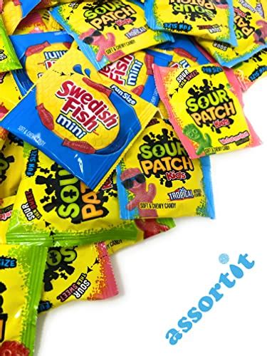 Bulk Gummy Candy Assortment - 1.5 lbs - Sour Patch Kids Original, Tropical and Watermelon, and ...