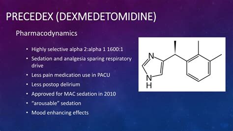 Dexmedetomidine Dosing Chart