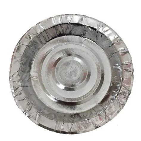 6 Inch Silver Foil Paper Plate At Rs 1 2 Piece In Deoria Id