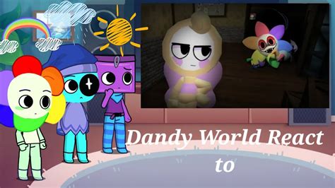 Dandys World React To Dandy World Meme Youtube