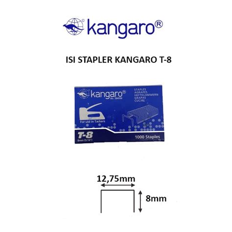 Jual Isi Stapler Staples Kangaro T T Shopee Indonesia