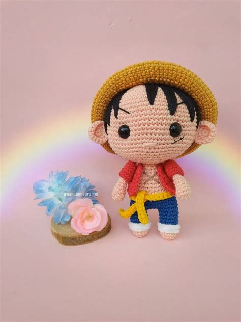 Luffy One Piece Amigurumi Amigurumi De Animais De Croch