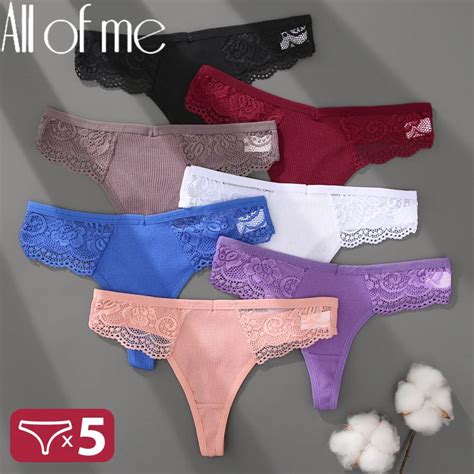 Calcinha Sexy De Renda Para Mulheres Tanga Fio Dental Roupa Ntima Lingerie Feminina De Cintura V
