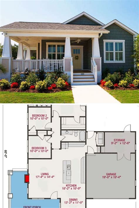 41+ 2 story house floor plans no garage Garage floor bungalow plans story bedroom single cottage ...