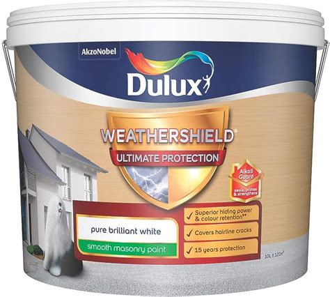 Dulux Weathershield Ultimate Protection Pure Brilliant White Smooth