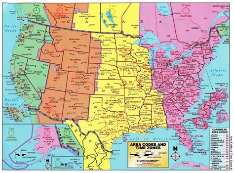 Printable Map United States Time Zones State Names Save Printable Us ...