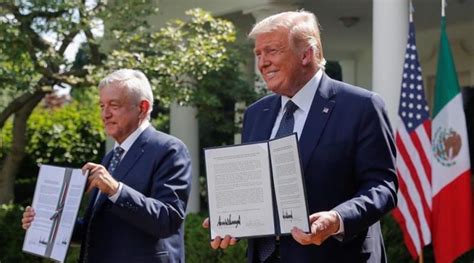 Documento Firmado Por Los Presidentes L Pez Obrador Y Donald Trump