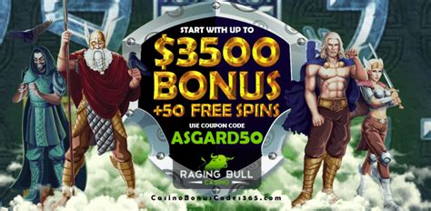 Raging Bull Casino 50 FREE Asgard Spins plus 350% Bonus - Casino Bonus ...