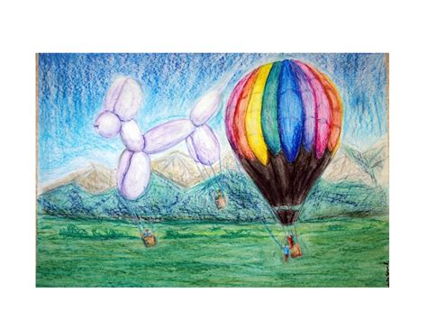 Hot Air Balloon Pencil Drawing At Explore
