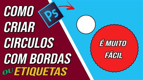 Como Fazer Circulo Borda Ondulada No Photoshop YouTube