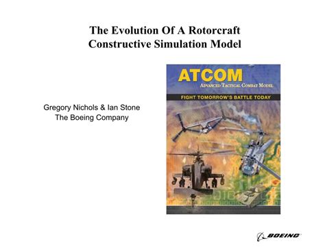 The Evolution Of A Rotorcraft Constructive Simulation Model - Vertical ...