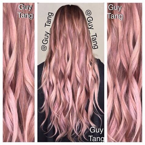 Guy Tang Rose Gold Hair Rose Hair Gold Hair Hair Styles